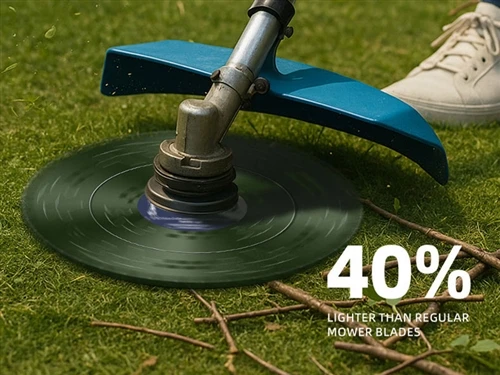 Can I use a weed eater blade for cutter in wet conditions?