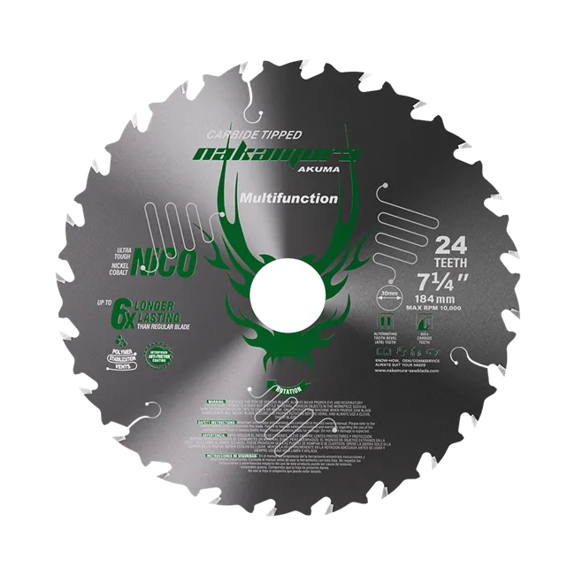 Multipurpose Carbide Saw Blade